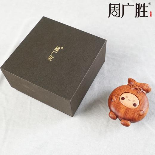 周广胜正品可爱钱多多按摩梳实木防静电顺发护发便携家用送女友 商品图5