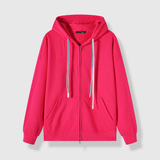 GXG男装【多色可选】26春季时尚潮流休闲运动开衫情侣款连帽卫衣K&C 商品图4