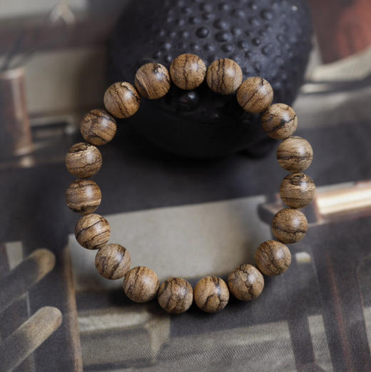 【青山特惠】1.2*19颗 正区达拉干野生老料沉香手串 11g c0010 商品图4