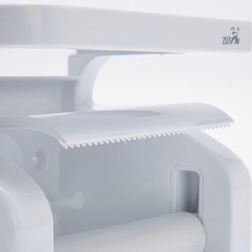 NITORI宜得利家居 壁挂式厕所卫生间免打孔强力吸壁卷筒纸巾架纸巾盒 商品图5