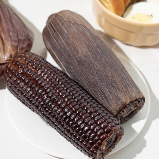 石家庄优选仓库速达，大口前进®带皮紫糯玉米，“香、甜、黏”于一体，糯度有层次，谷香味浓郁！220g*8根礼盒装 商品图5