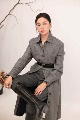 L57131#高知大女主两穿连衣裙外套