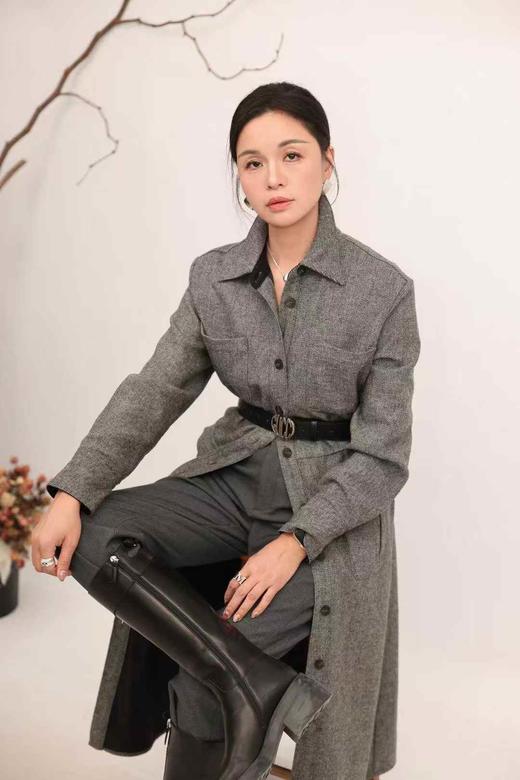 L57131#高知大女主两穿连衣裙外套 商品图0