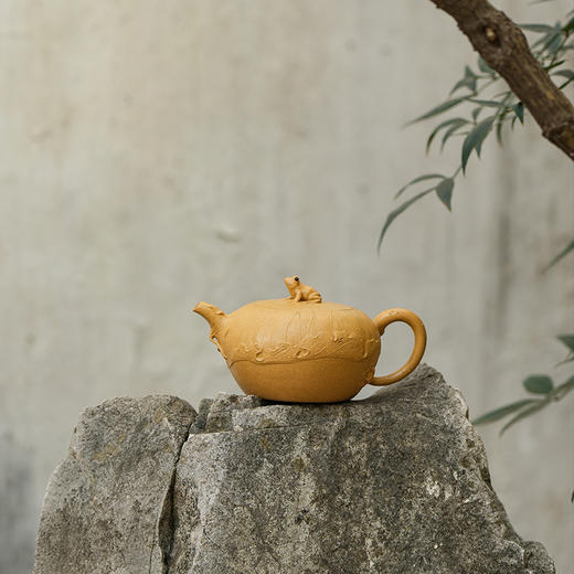 龙德堂陶艺 徐飞制《清雅》原矿黄金段 330cc 库存请咨询客服 商品图2