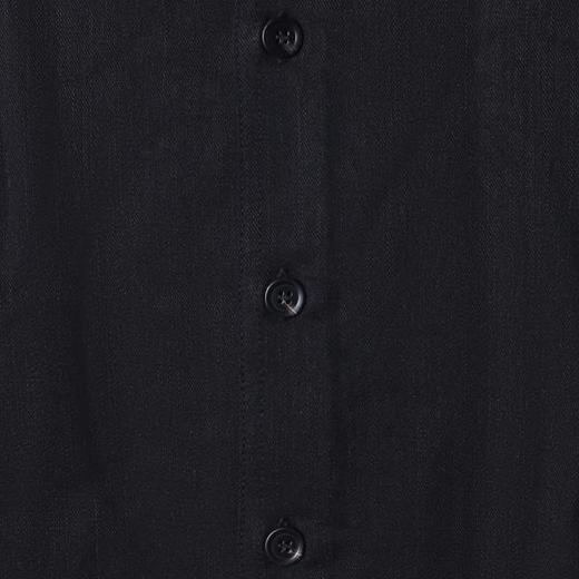 9219SDSA男士秋冬新款痞帅男装休闲时尚纽扣立领长袖衬衫百搭纯色衬衣 商品图2