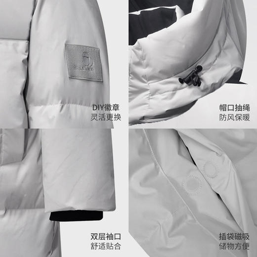 +【乐粉专属】SCALER思凯乐户外羽绒服加厚男女防风保暖长款25秋冬滑雪登山外套F6126609 商品图3