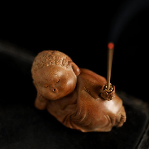 【青山特惠】老山檀香 | 卧佛 · 香插 摆件 b5 商品图4
