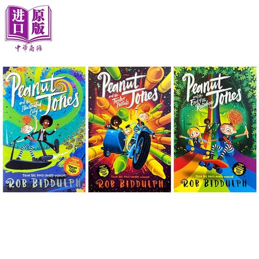 【中商原版】花生琼斯3册 Peanut Jones 英文原版 畅销儿童文学 激发想象力创造力童书7岁以上 650L~900L 送音频 具体询客服 商品图1