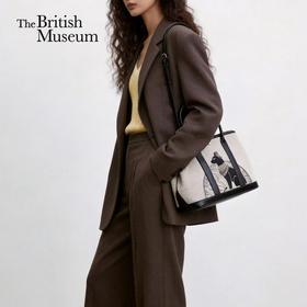 大英博物馆 盖亚·安德森猫系列 拼接 高冷猫 刺绣 手提款斜挎包