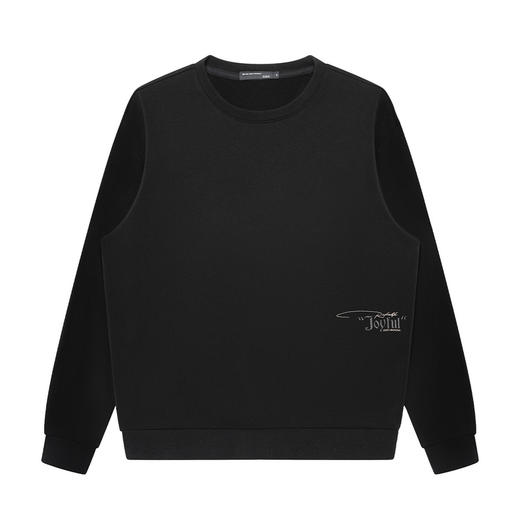 GXG男装【100%棉】26春季立体刺绣潮流时尚休闲圆领男式长袖卫衣K&C 商品图2