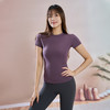 【限时秒】YOGACODE【火树银花系列】瑜伽服短袖裸感紧身显瘦健身服女户外训练运动t恤DWY116020 商品缩略图2