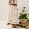 谜底刺绣半裙2026年春季新品宫廷感复古大裙摆中长裙女261MB0261 商品缩略图1