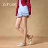 Dfuse迪芙斯2026春季新款尖头格桑花镂空半包头平跟穆勒拖鞋凉拖鞋DFE1110026 商品缩略图2