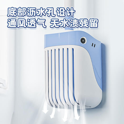 「喷液款！轻松安装」喷喷鲸加喷液马桶刷居家日用无死角清洁厕所刷子卫生间壁挂硅胶带底座工具 商品图2