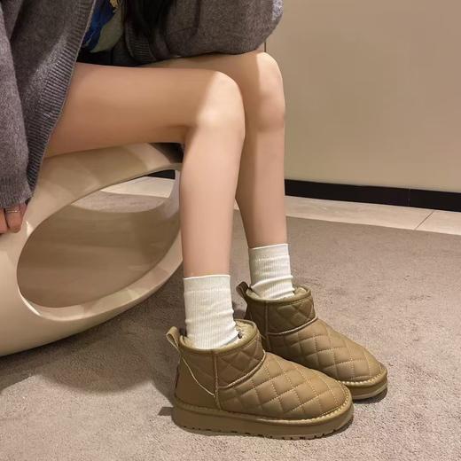 【HF】无忧购“清仓福利”冬季防水皮面棉鞋加绒加厚防水女款雪地靴3811/3823/3825/3856（截单后3-5天发货） 商品图3