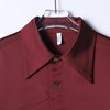 26CS12SDSA男士秋冬新款痞帅男装时尚简约纯色翻领长袖衬衫休闲百搭衬衣 商品缩略图2