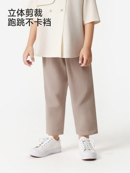 【高定系列】英氏儿童裤子春夏新款长裤男女童休闲外穿长裤百搭YRKCJ1S068A 商品图2