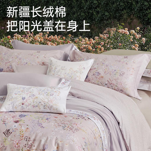 新疆长绒棉60支印花四件套(梦悠) 商品图1