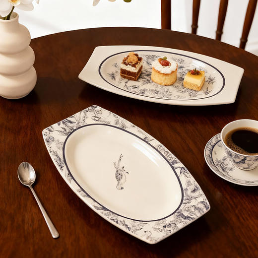 物兮物 欧式中国风系列 绮梦宝境 陶瓷碟 商品图2