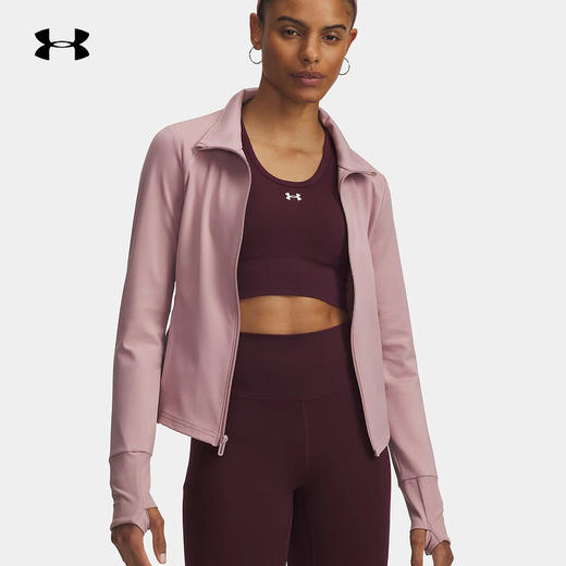 UA安德玛Meridian女子秋季新款训练运动休闲针织夹克 1379157-673 商品图0