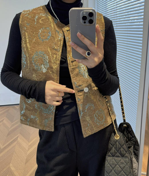 新年双面穿国风马甲背心 商品图13