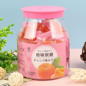 众星桔味软糖438g