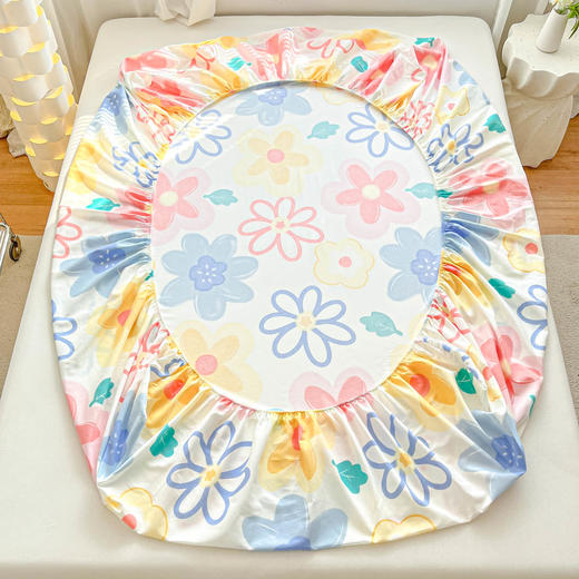 【品牌直发】加倍生活 亲肤舒适全棉纯棉印花床单/床笠单件 多色可选 1.5m/1.8m床可选 商品图3