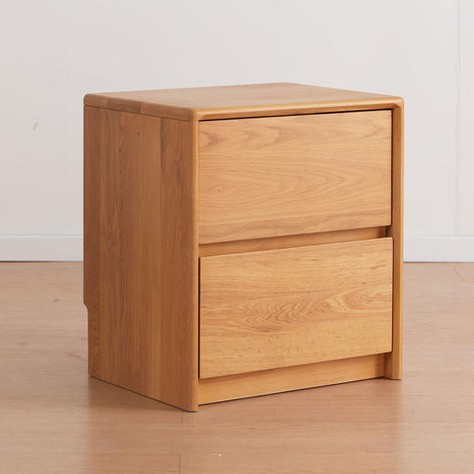 【家具】卧室日式复古实木床头柜 宜木WP02 商品图1