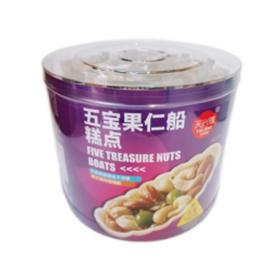 天兴隆 五宝果仁船糕点540g桶装
