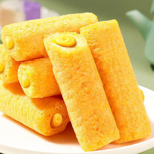 海盐芝士棒 香脆咸甜夹心米果卷能量棒休闲零食15根/包 商品图3