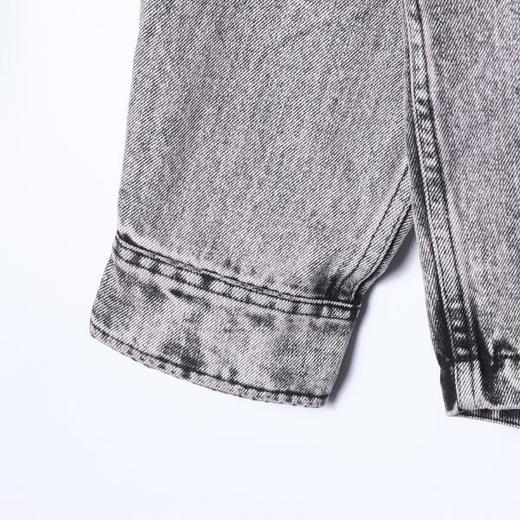 SDSA男士秋冬新款痞帅男装潮牌扎染牛仔长袖衬衫百搭时尚做旧衬衣 商品图4