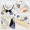 贝贝怡童装男童套头卫衣2026春季新款儿童格子学院风上衣男孩ZB1FS009 商品缩略图9