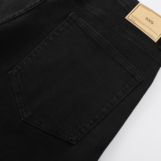 GXG男装26春季时尚简约经典百搭弹力亲肤舒适直筒休闲男式牛仔裤K&C 商品图8