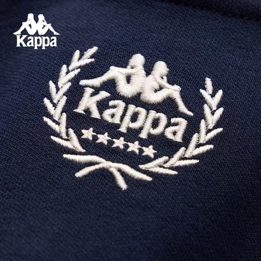 【春上新】【7折】6楼卡帕Kappa运动外套女新款复古立领针织开衫学院风撞色夹克K0G22WK01原价699现价559 商品图5