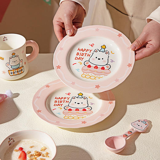 摩登主妇新年生日礼物女生送闺蜜新婚餐具套装一人食漂亮碗具礼盒 商品图1