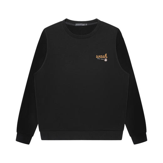 GXG男装【100%棉】字母舒适百搭男式休闲圆领卫衣K&C 商品图2