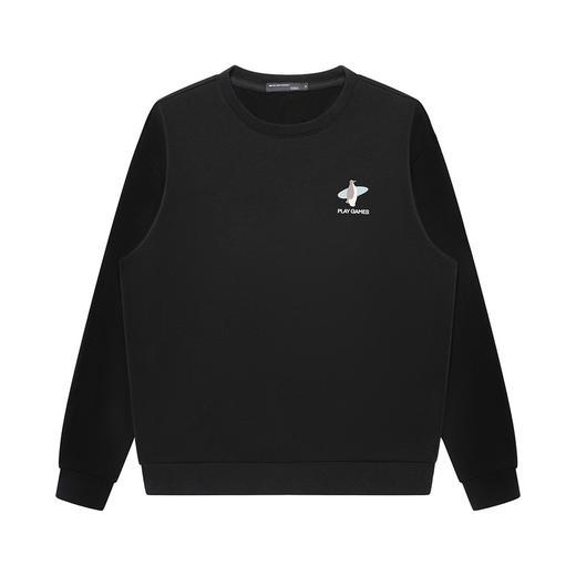 GXG男装【四只企鹅】秋季时尚潮流前后背个性印花男式圆领卫衣K&C 商品图2