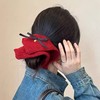 【新年氛围感担当】韩系红色大肠发圈女秋冬高级感小众气质发绳温柔扎马尾头绳发饰品。jc 商品缩略图3