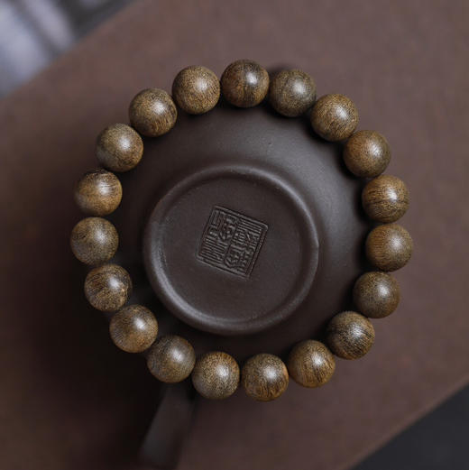 【青山特惠】11mm19颗 正区文莱 野料沉香手串 11.26g c0207 商品图0