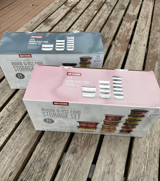 正品Art & Cook 的 24 件套玻璃食品保鲜盒 商品图7
