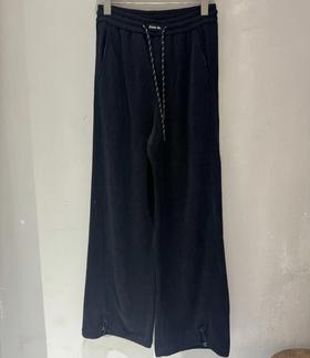 NC松紧腰灯芯绒阔腿裤50907（黑）冬季954010550321
