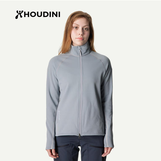 HOUDINI胡丁尼  Power Up Jacket 高阶魔术师户外女立领保暖抓绒衣 830020/830067 商品图9