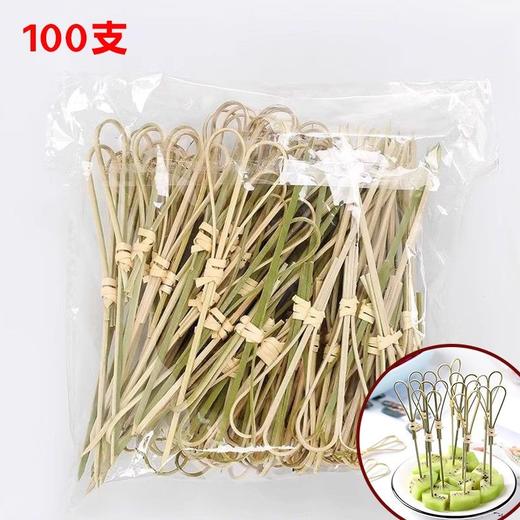 （100只）创意迷你冰糖葫芦竹签 一次性水果签心形剪刀签 鸡尾酒签串签子 商品图8