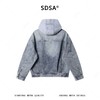 5767SDSA男士秋冬新款痞帅男装韩版时尚拼接设计拉链连帽夹克外套百搭 商品缩略图4