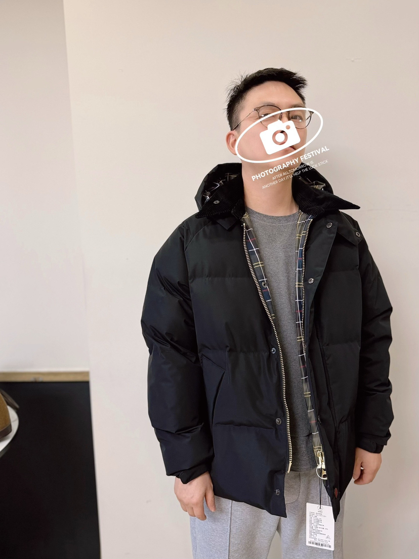 捡漏！Barb*ur 男士鹅绒羽绒服，现货