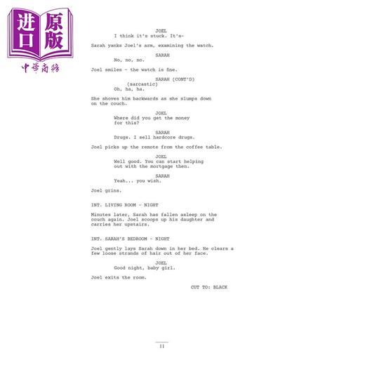 【中商原版】最后生还者 美国末日游戏 第一部和第二部剧本 英文原版 精装获奖剧本游戏剧情设计艺术书 The Last of Us Scripts 商品图3