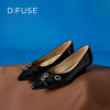 Dfuse迪芙斯2026春季新款尖头交叉带小钻扣轻朋克小猫跟单鞋女鞋DFE1111051 商品缩略图4