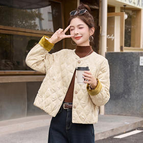 新中式国风棉服外套，高级拼接保暖短款棉袄棉衣HR-LT2711