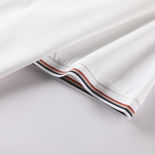 GXG男装夏季舒适透气快速导汗撞色拼接袖口经典翻领Polo衫K&C 商品图6