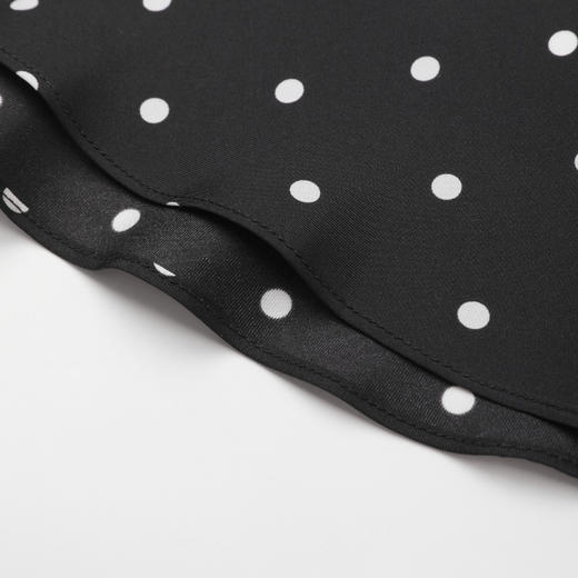 ROMI STUDIO“波点半裙”16mm桑蚕丝光泽垂感法式半身裙RWDSXY1487 商品图4